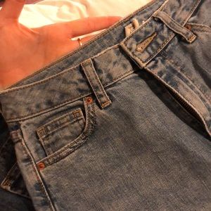 Skinny light wash jeans